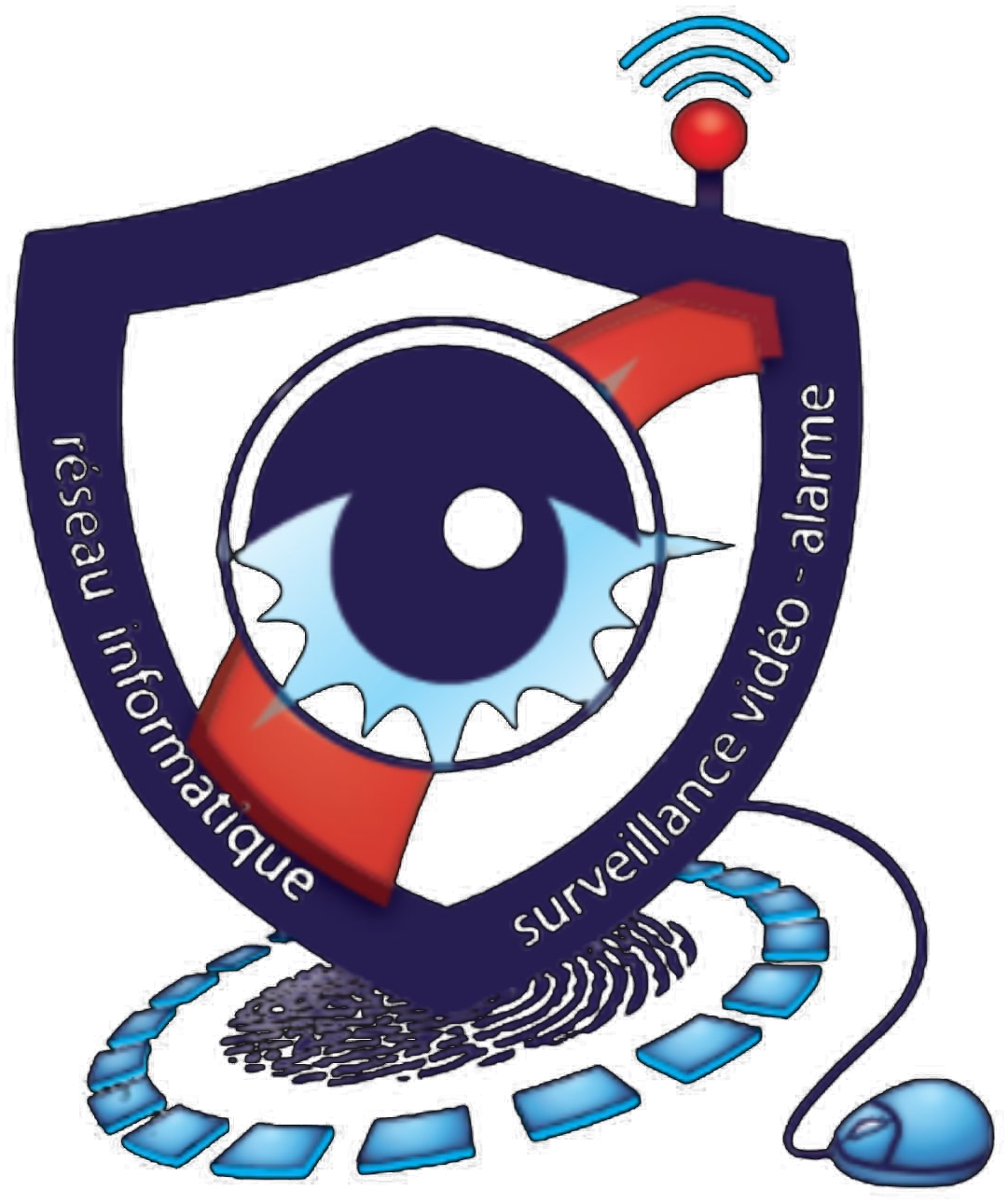 Blason TSAV - Vidéo surveillance, Alarme, Informatique